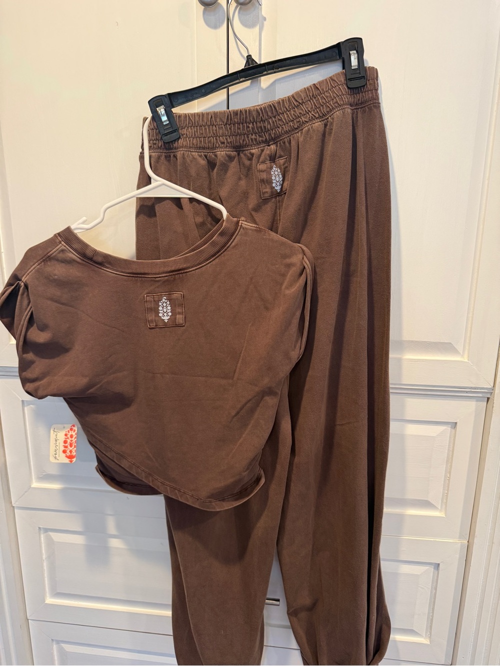 Free people hot shot crossover set. Size small. Color Dark Chocolate. - Picture 3 of 4